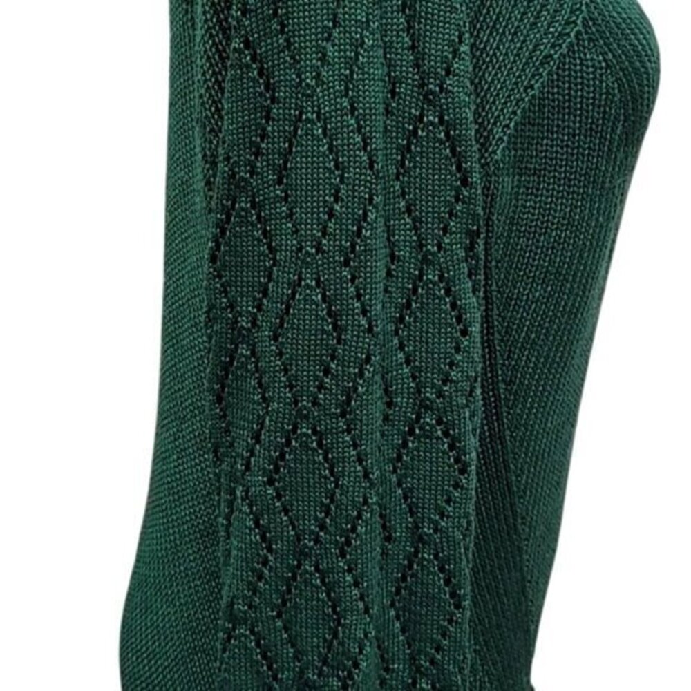 Grace Karin Green Sweater Crew Neck L - Picture 5 of 10